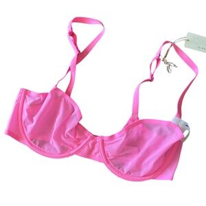 NWT Aerie Smoothez Balconette Unlined Bra Pink 32C